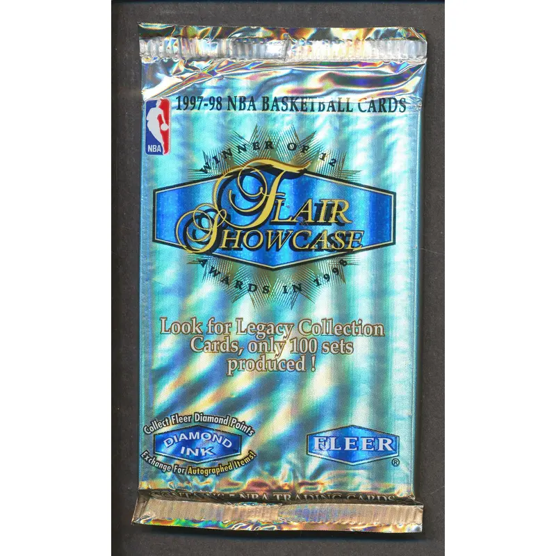 1997/98 Flair Showcase Basketball Unopened Pack