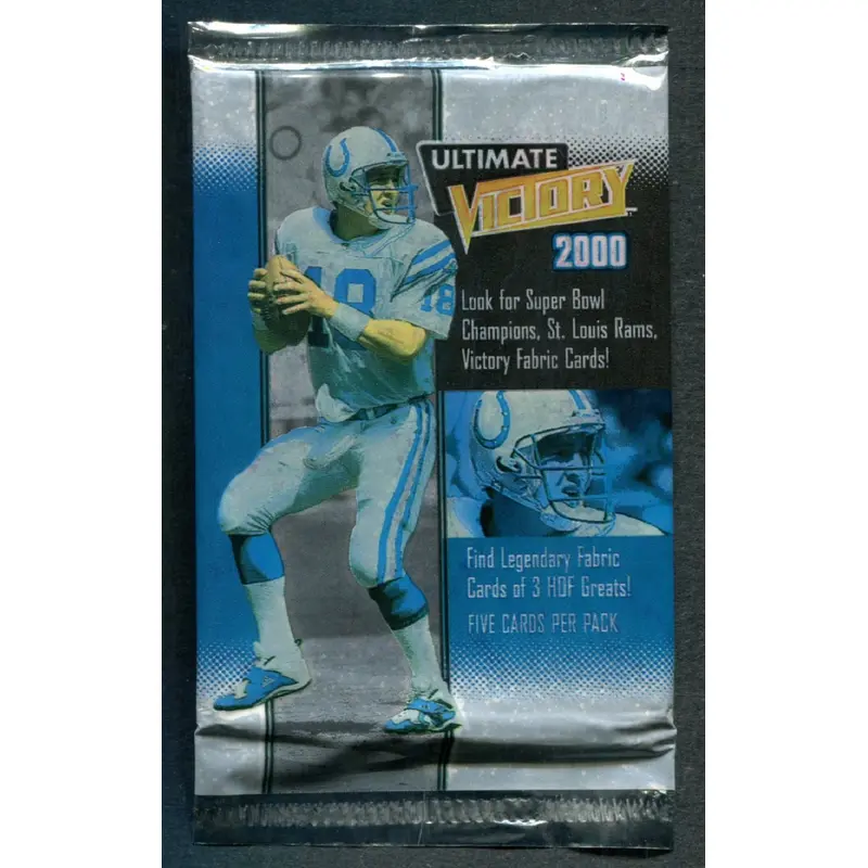 2000 Upper Deck Ultimate Victory Football Unopened Pack (Hobby)