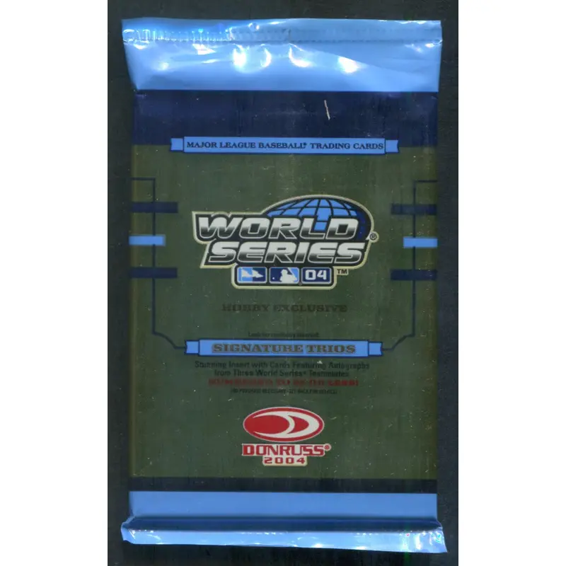 2004 Donruss World Series Baseball Unopened Pack (Hobby) (6)