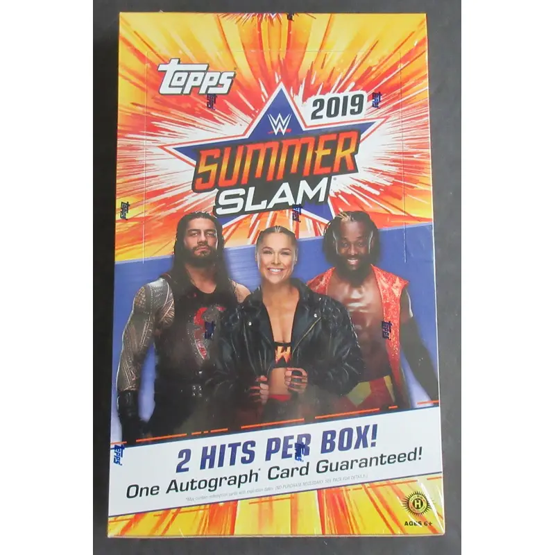 2019 Topps WWE Wrestling Summer Slam Box (Hobby) (24/7)