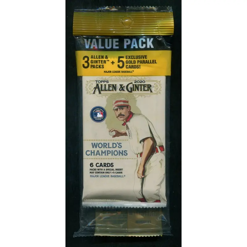 2020 Topps Allen & Ginter Baseball Unopened Value Pack (3/6 + 5)