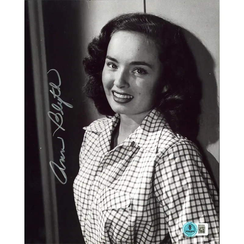 Ann Blythe Mildred Pierce Authentic Signed 8x10 Vertical Photo Autographed BAS 5
