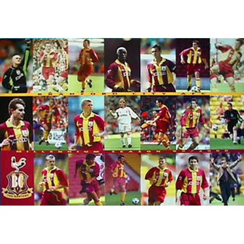 Bradford City "Millennium Season" - U.K. 1999