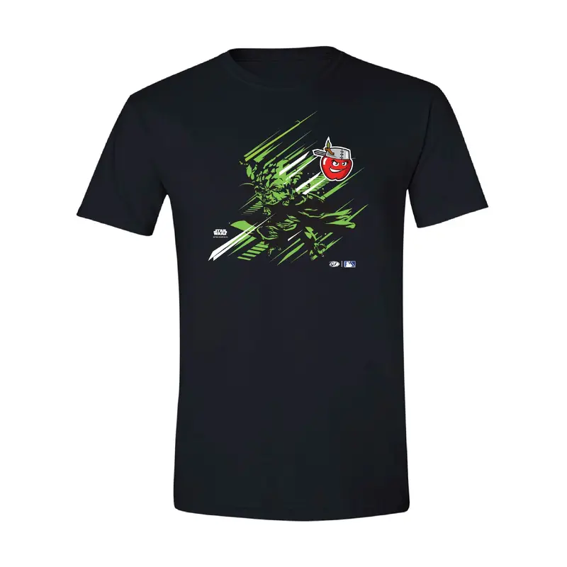 Fort Wayne TinCaps 2024 Star Wars Yoda Black Tee