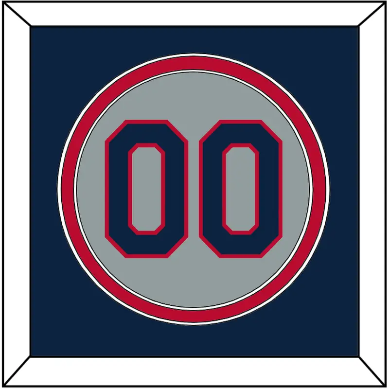 Minnesota Number - Road Gray (1970-1971) - Double Mat 2