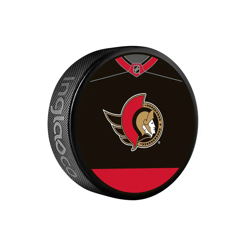 NHL Ottawa Senators Jersey Design Souvenir Collector Hockey Puck