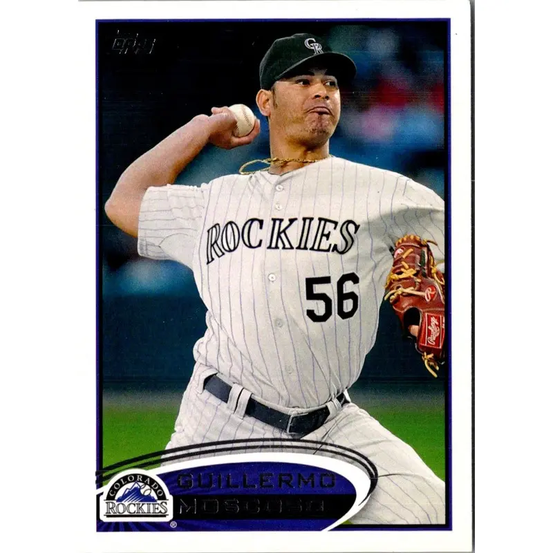 2012 Topps Blue Guillermo Moscoso #431