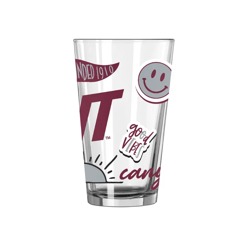 West Texas A&M 16oz Native Pint Glass