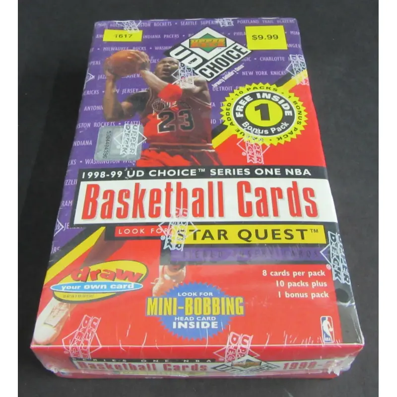 1998/99 Upper Deck UD Choice Basketball Series 1 Blaster Box (11/8)