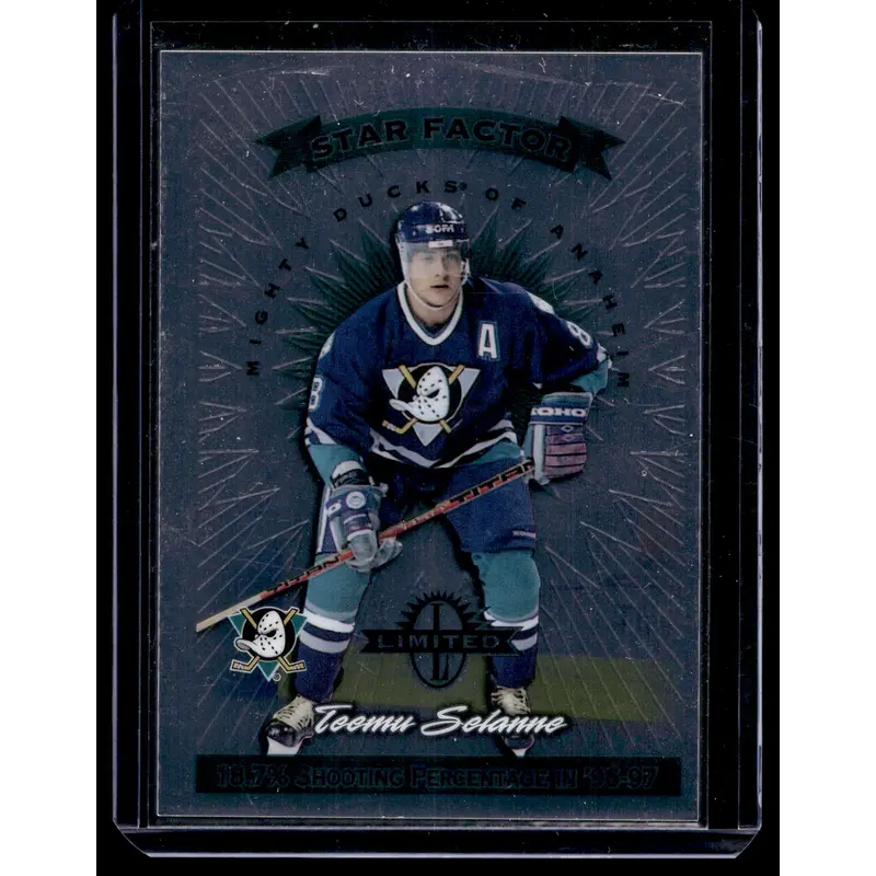 1997-98 Donruss Limited - Star Factor - Teemu Selanne #11