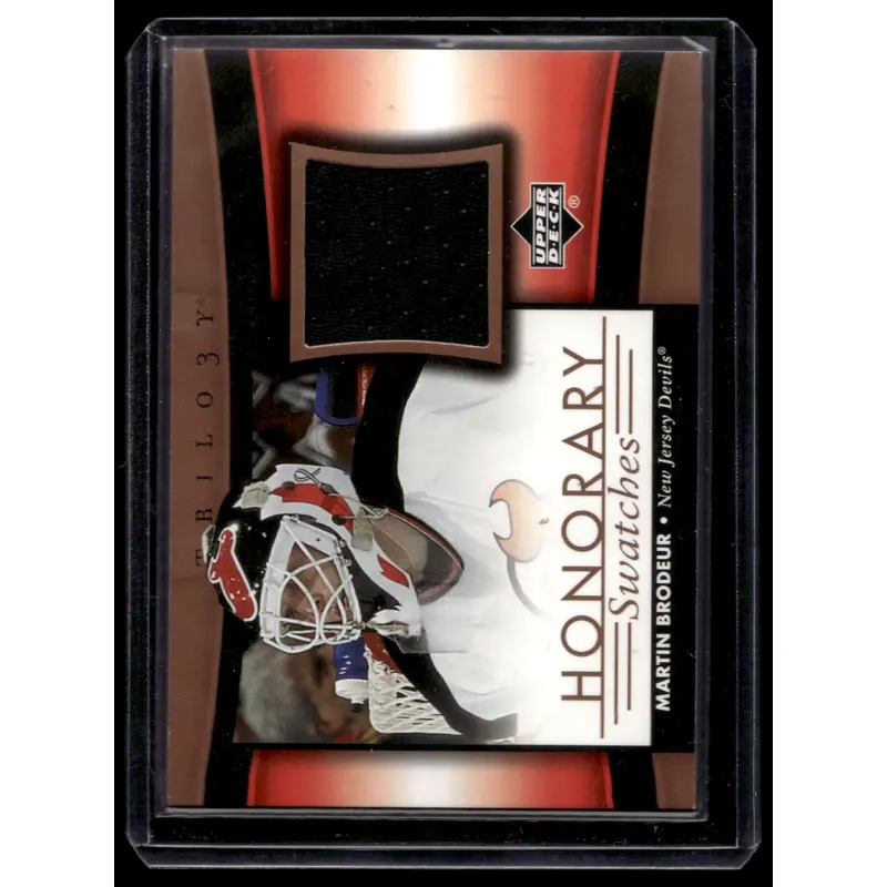 2005-06 Upper Deck Trilogy - Honorary Swatches - Martin Brodeur #HS-MB