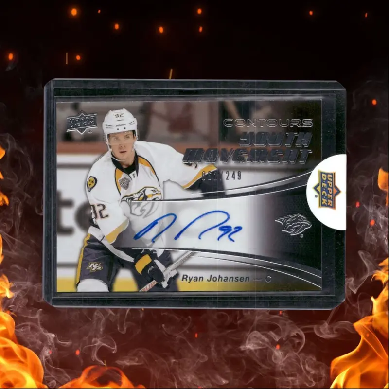 2015-16 Upper Deck Contours Ryan Johansen Youth Movement Auto 062/249 #YM-29