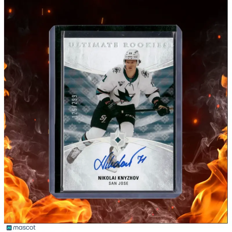 2020-21 Upper Deck Ultimate Collection Nikolai Knyzhov Rookie Auto 125/299 #170