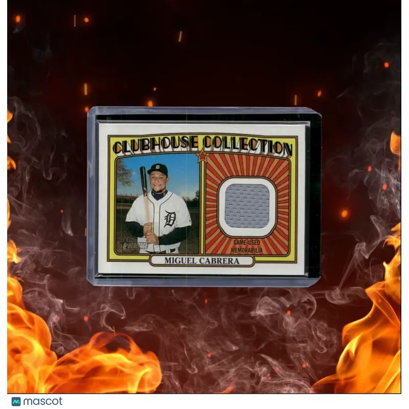 2021 Topps Heritage Miguel Cabrera Clubhouse Collection Relic #CCR-MCA
