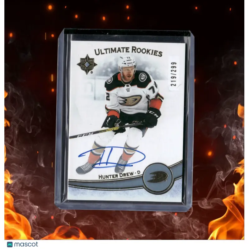 2022-23 Upper Deck Ultimate Hunter Drew Rookie Auto 219/299 #150
