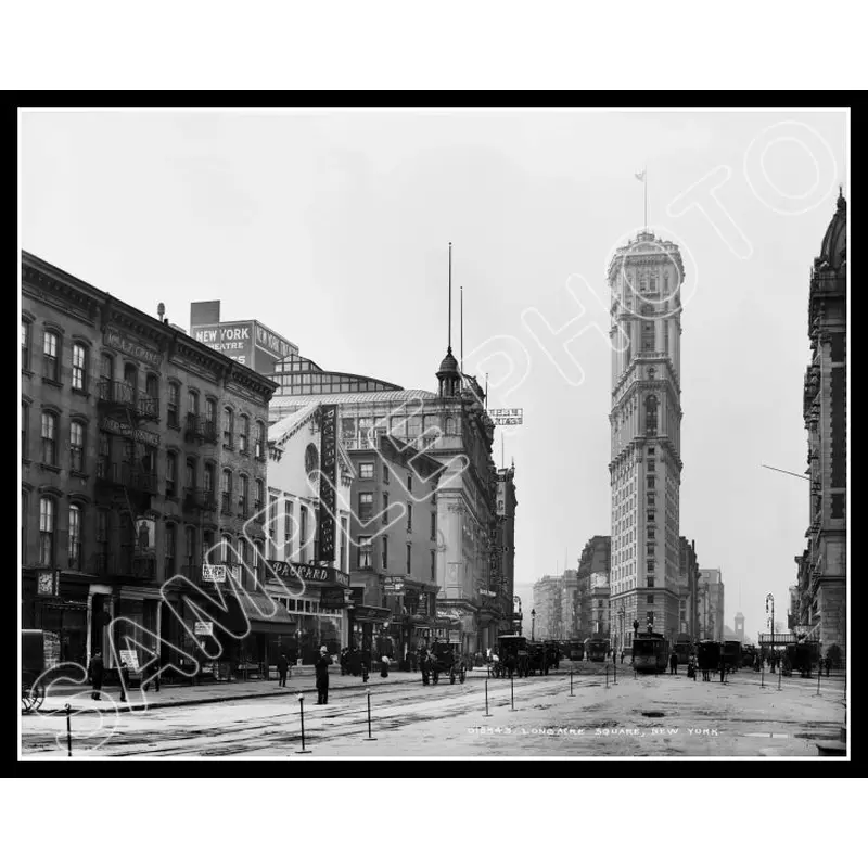 1904 Times Square New York 11X14 Photo - 2573