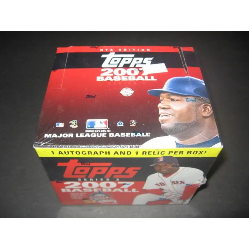 2007 Topps Baseball Series 2 Jumbo Box (HTA)