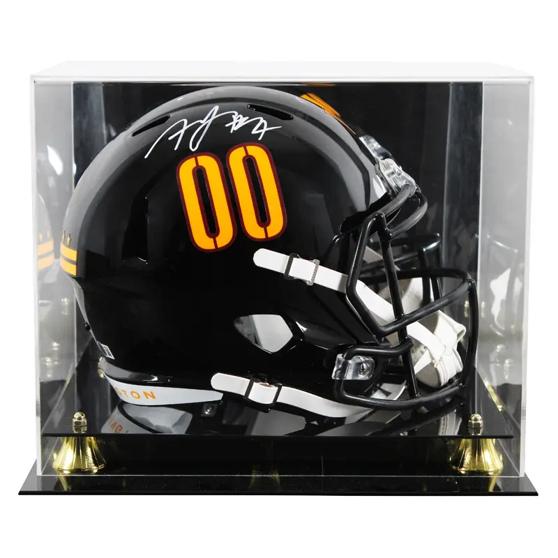 Commanders Frankie Luvu Signed 22 On-Field Alt F/S Speed Rep Helmet W/ Case BAS
