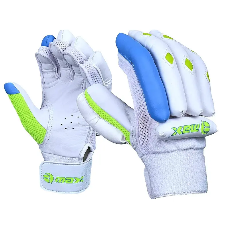 RMAX Unisex Leather & PVC Cricket Batting Gloves | Kibi Sports
