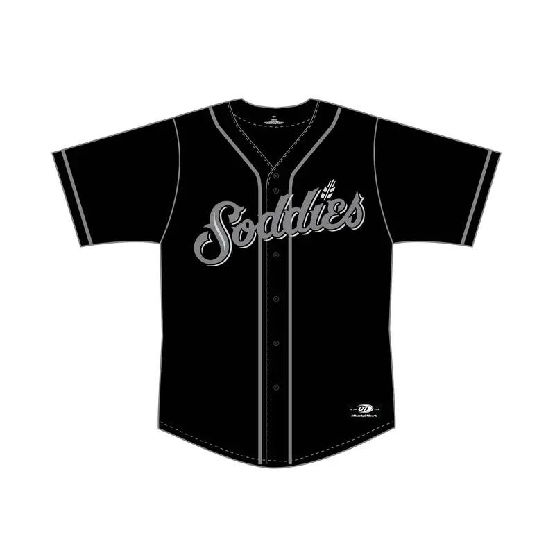 Amarillo Sod Poodles Black Tonal Sublimated Jersey
