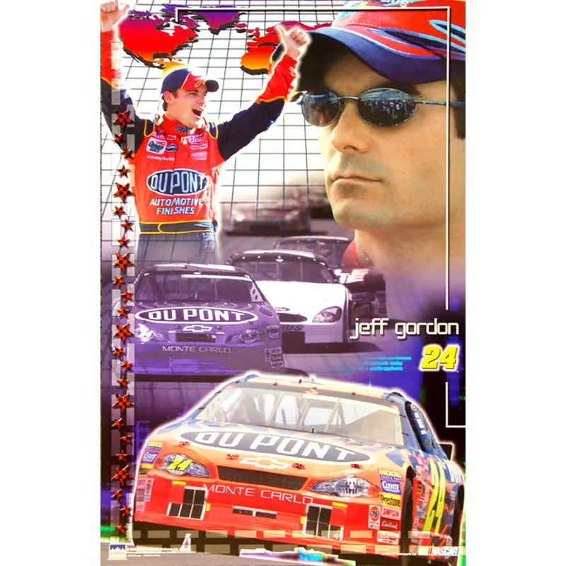 Jeff Gordon "Victory Lane" Official NASCAR Racing Poster - Starline 2002