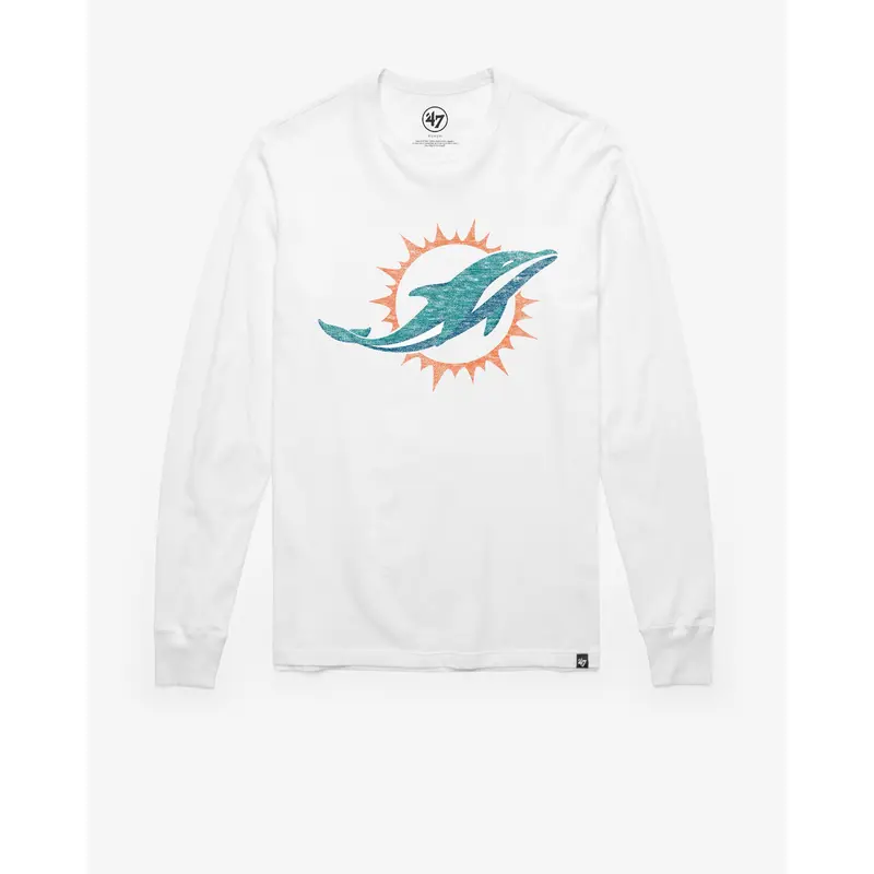 MIAMI DOLPHINS PREMIER '47 FRANKLIN LONG SLEEVE TEE