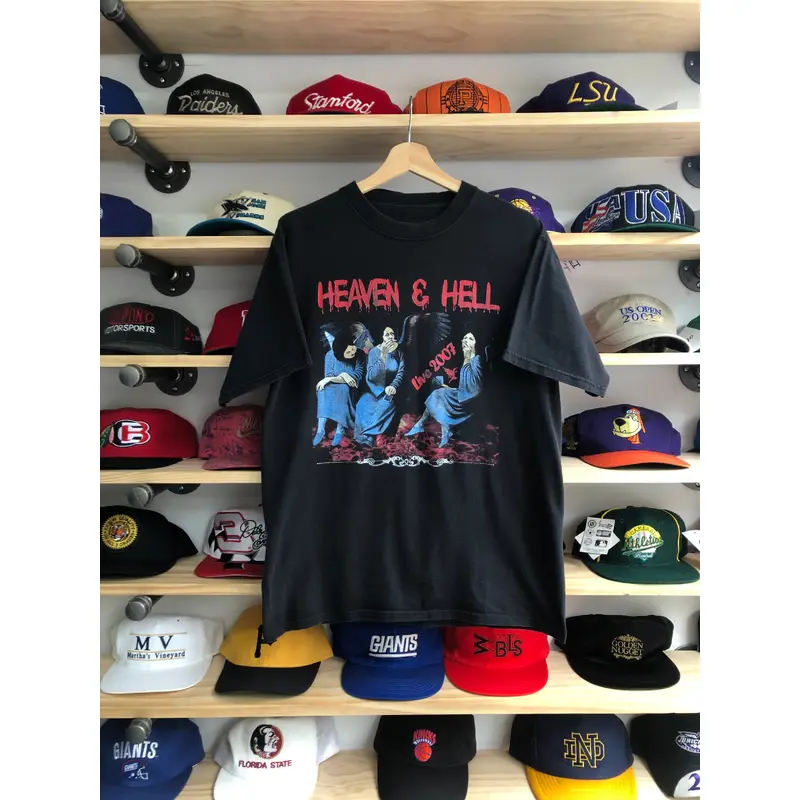 Vintage 2007 Heaven & Hell Band Tour Tee Size Large