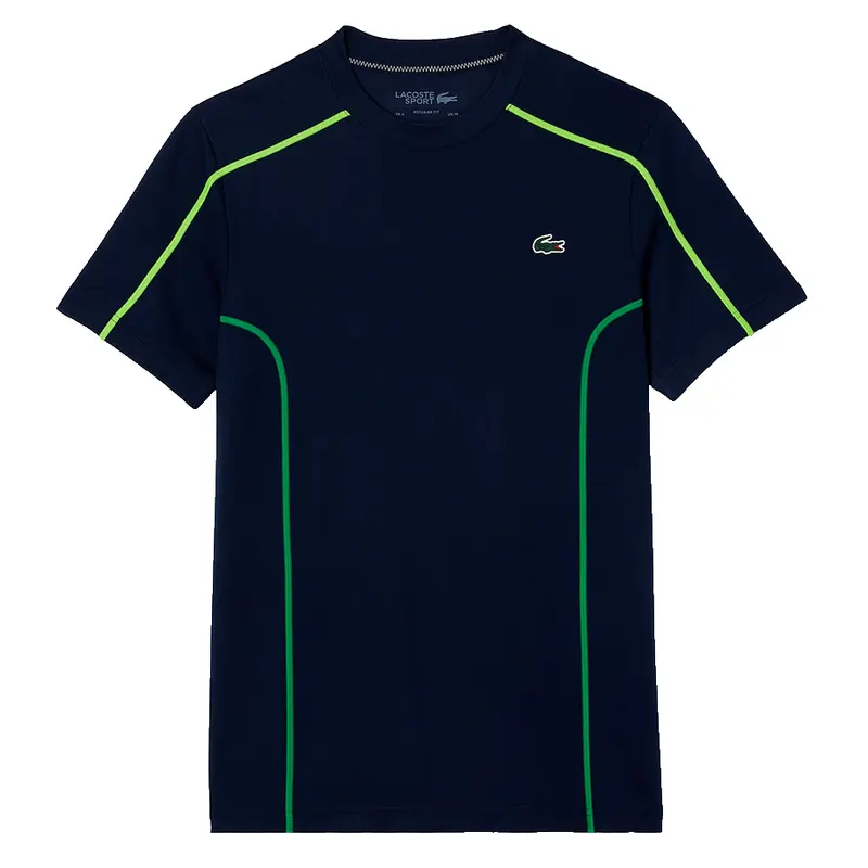 LACOSTE MENS T SHIRT NAVY BUY TH7545 166