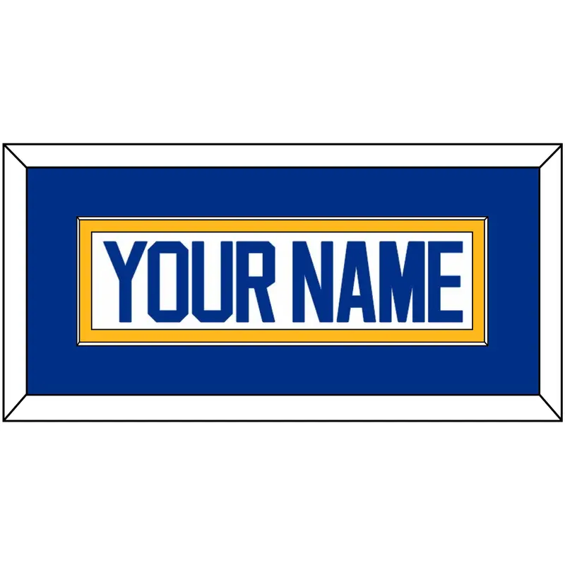 St. Louis Nameplate - Home White (1995-1998) - Single Mat 2