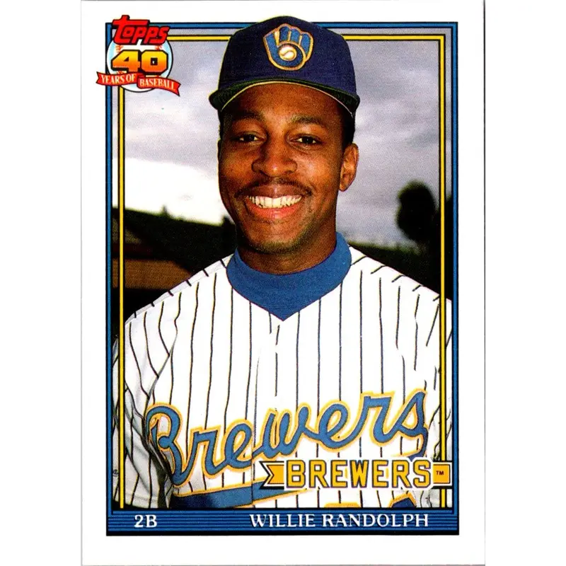 1991 Topps Traded Willie Randolph #95T