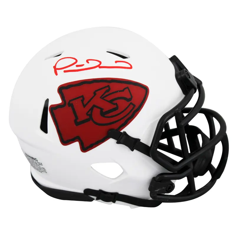 Chiefs Patrick Mahomes Authentic Signed Lunar Speed Mini Helmet Fanatics