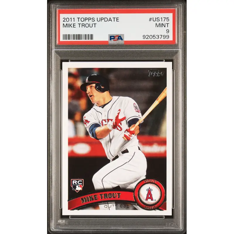 Mike Trout 2011 Topps Update #US175 PSA 9 Mint 3799