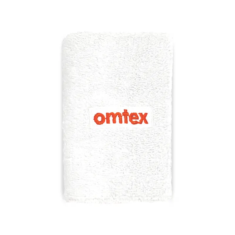 Omtex Wrist Sweat Band White (5 inch) | Kibi Sports