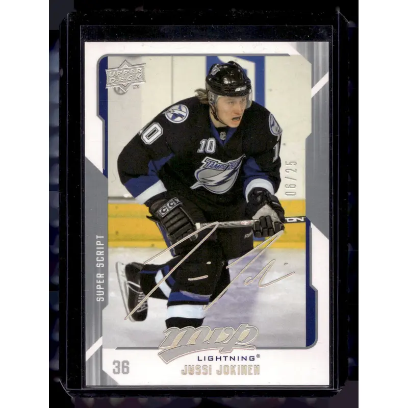 2008-09 Upper Deck MVP - Super Script - Jussi Jokinen #268 /25