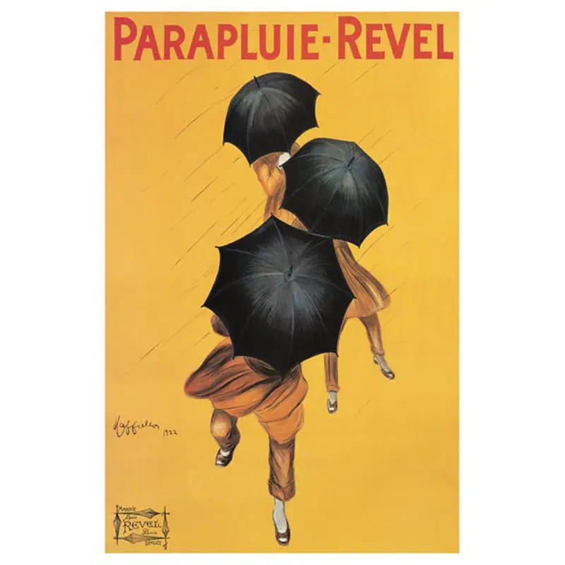 Parapluie-Revel Umbrellas France c.1922 Vintage Poster Reprint (24"x36") - Pyramid Int'l.