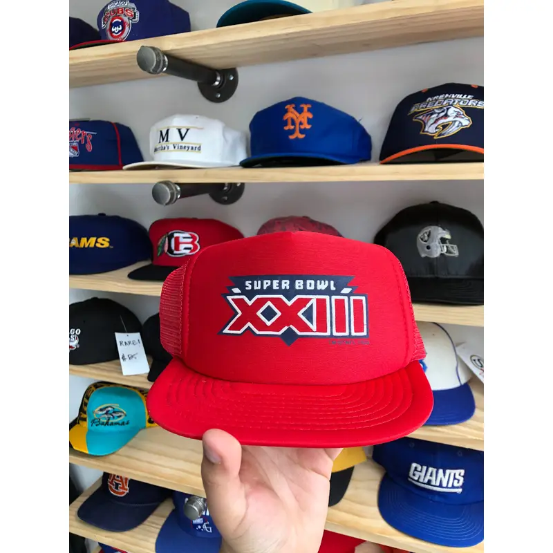 Vintage 1988 NFL Super Bowl XXIII Trucker Snapback