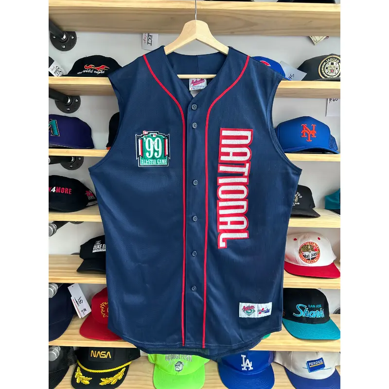 Vintage Majestic 1999 MLB All Star Game National League Authentic Jersey Large