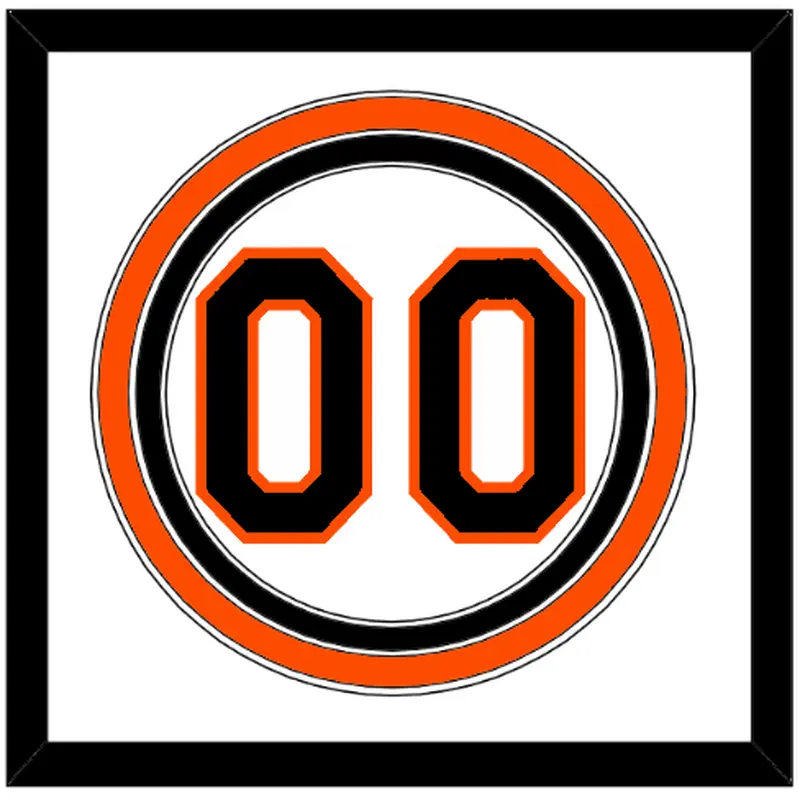 Baltimore Number - Home White (1995-1997) - Triple Mat 1