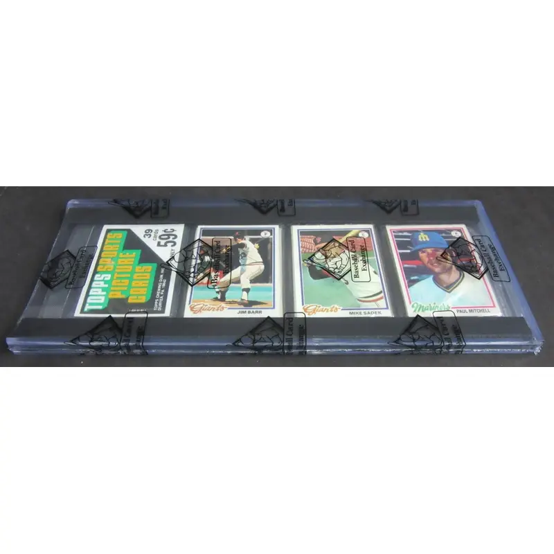 1978 Topps Baseball Unopened Rack Pack (BBCE) (E. Murray RC)