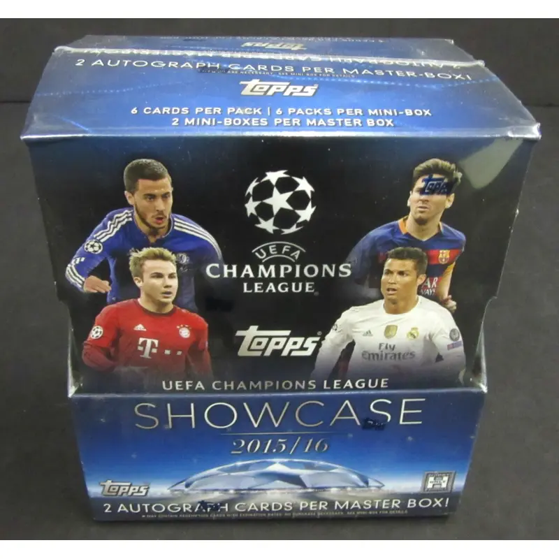 2015 2015/16 Topps Showcase UEFA Champions League Soccer Box (Hobby)