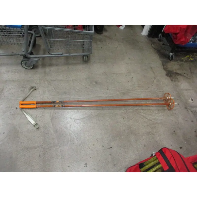 Used Vintage M-Staven Lil Jedahl Bamboo 58" Ski Poles