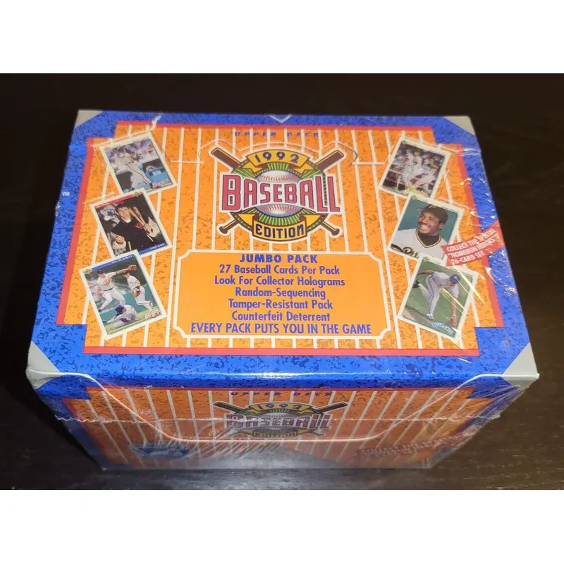 1992 Upper Deck Low Series Baseball Jumbo Box