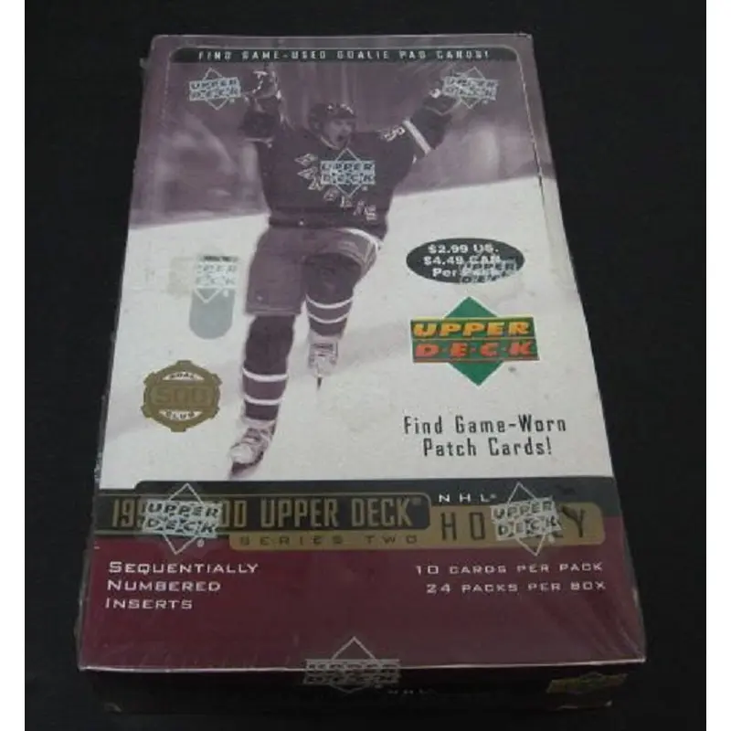 1999/00 Upper Deck Hockey Series 2 Box (Retail)