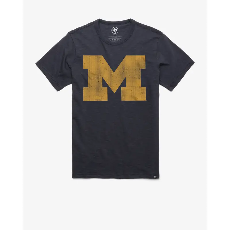 MICHIGAN WOLVERINES GRIT '47 SCRUM TEE