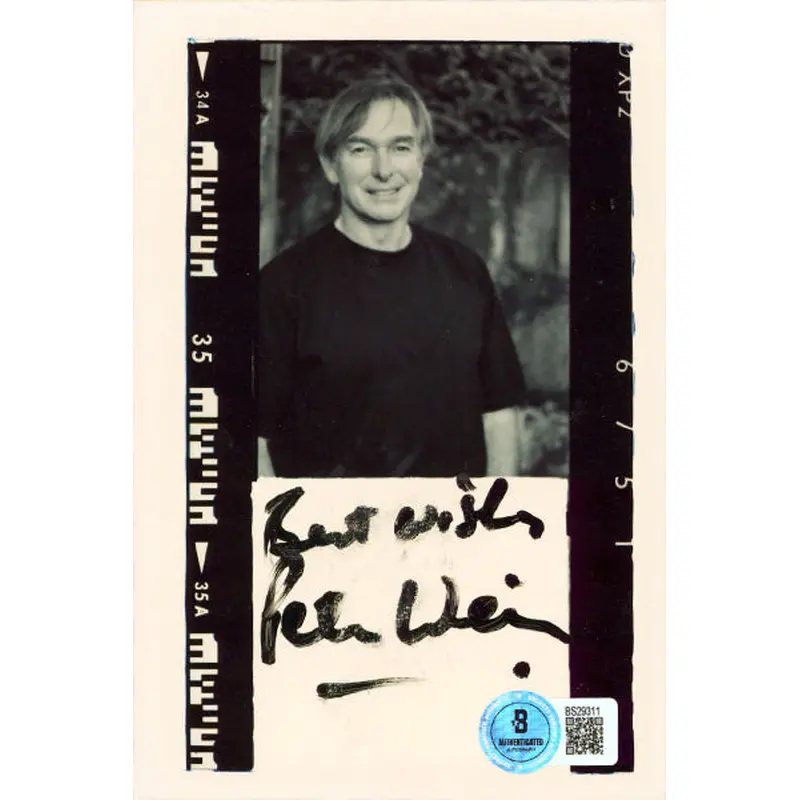 Pete Weir Director Authentic Signed 4x6 Photo Autographed BAS #BS29311