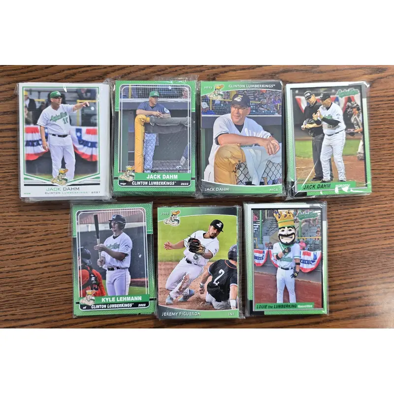 Clinton LumberKings Prospect League Baseball Card Sets