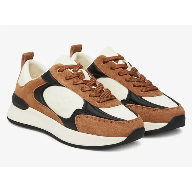 HUGO BOSS WOMENS SNEAKERS BROWN B ICON RUNN SDNY 50548358260
