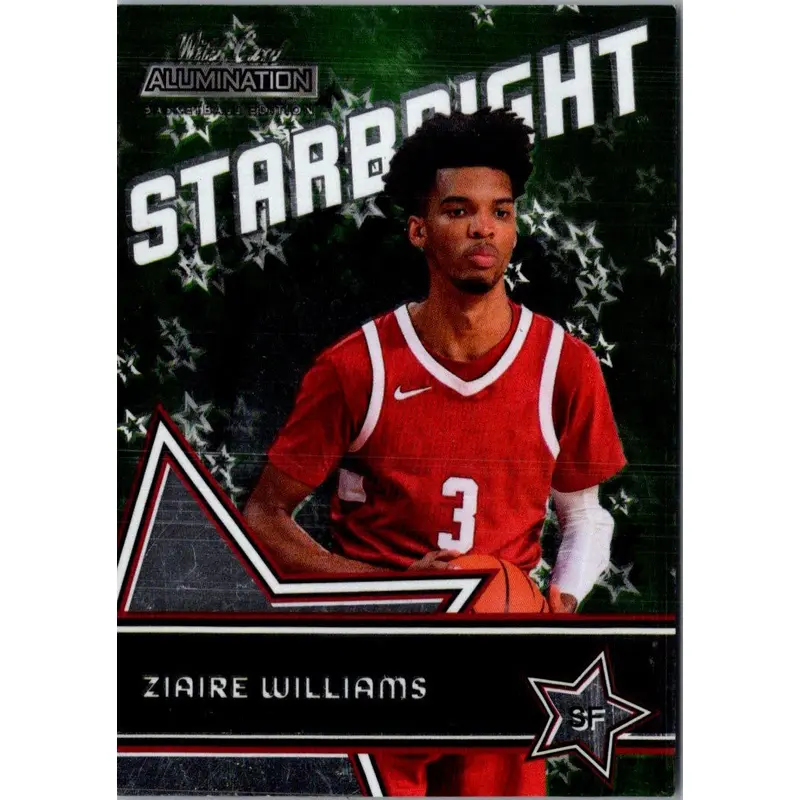 2021 Wild Card Alumination Starbright Ziaire Williams #SB-25
