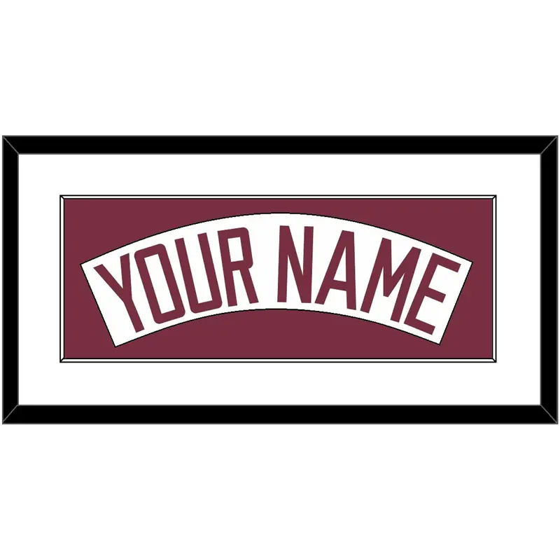 Florida State Baseball Nameplate - Home White (2016-2018) - Single Mat 1