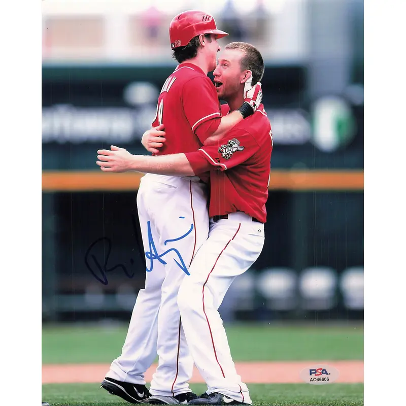 Ryan Hanigan signed 8x10 photo PSA/DNA Colorado Rockies Autographed